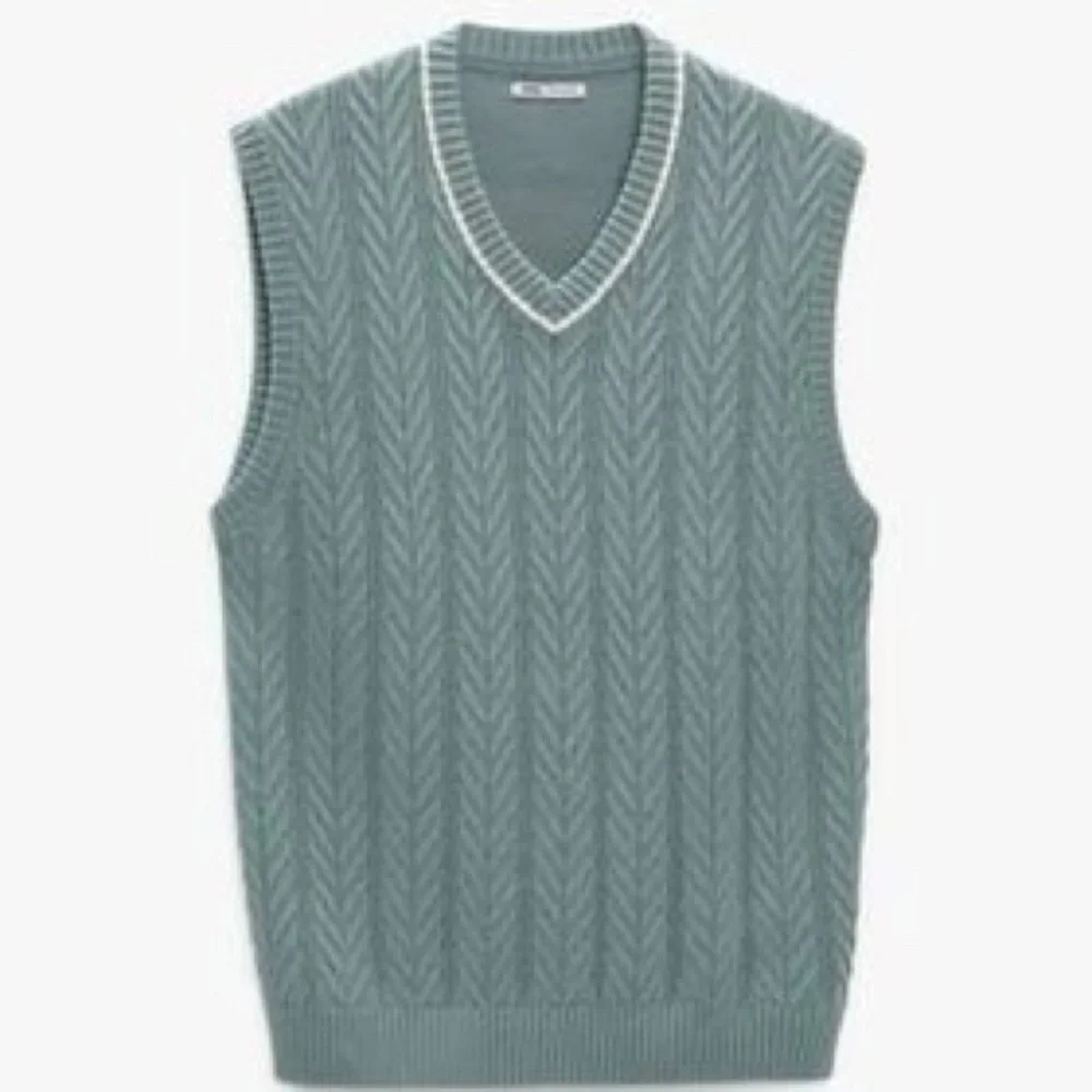 ZARA Cable Knit Sweater Vest